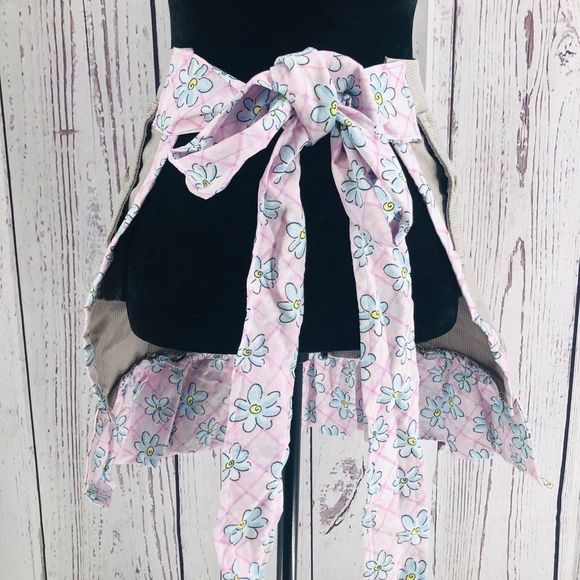 New Handmade Kitchen jean Apron Ruffled - Picture 3 of 3